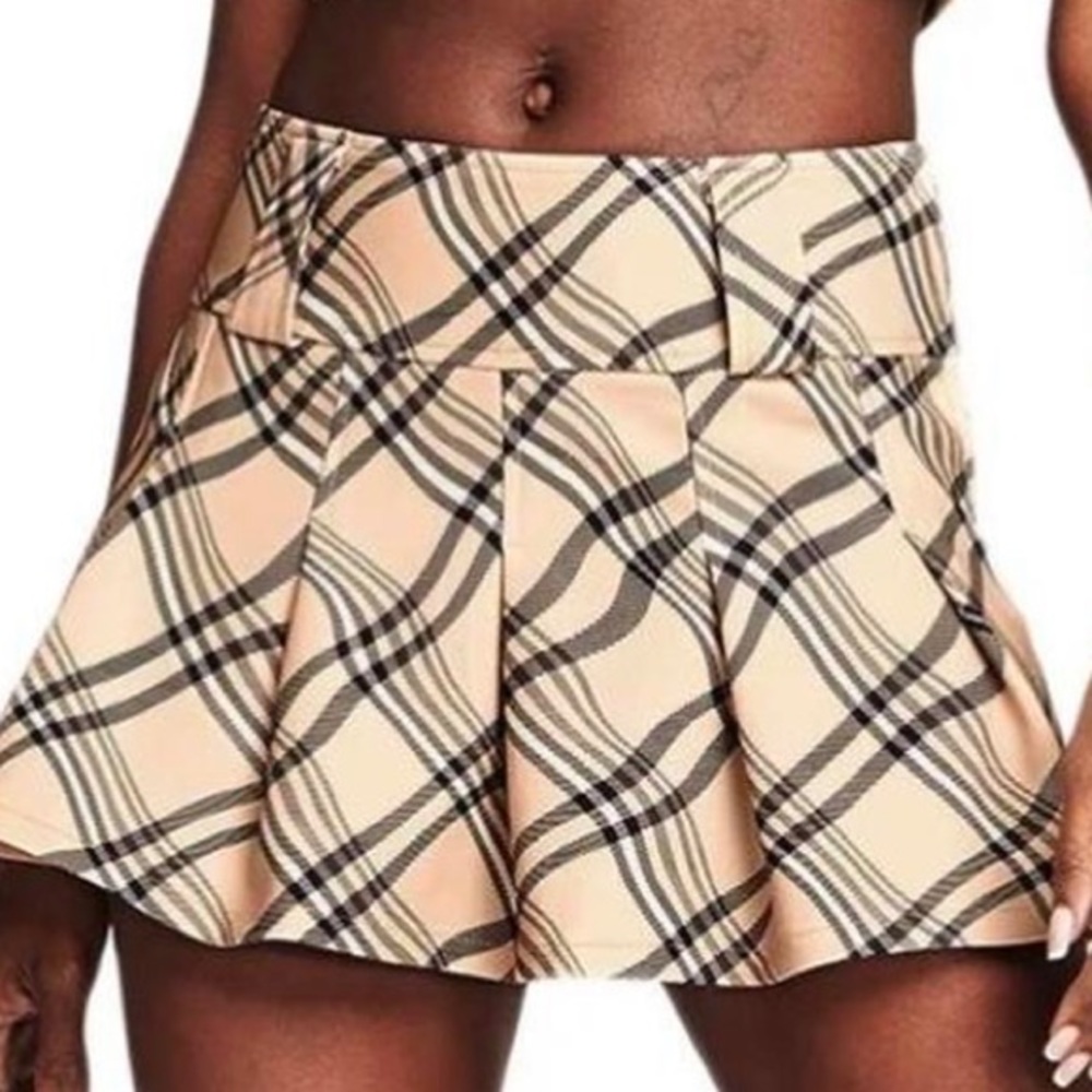 I.AM.GIA Pleated schoolgirl mini skirt
